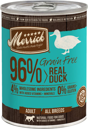 Merrick Grain-Free Real Duck Canned Dog Food
