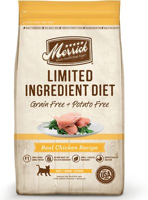 Merrick Limited Ingredient Diet Grain-Free Real Chicken Recipe Dry Cat Food