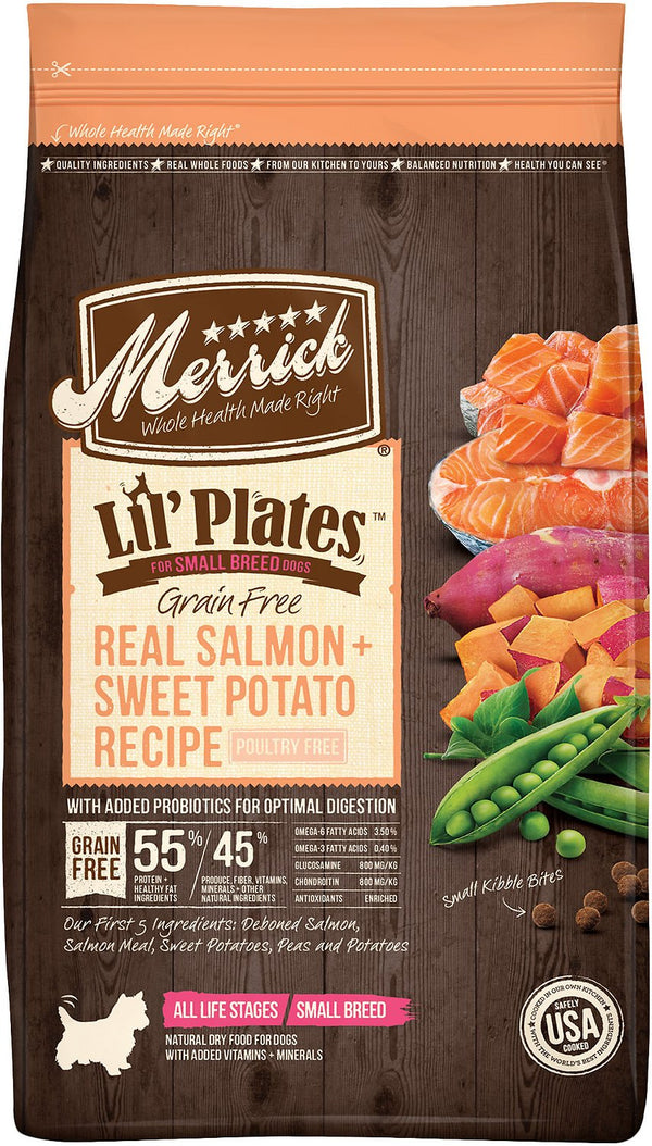 Merrick Lil' Plates Grain-Free Real Salmon & Sweet Potato Dry Dog Food