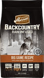 Merrick Backcountry Raw Infused Recette Grand Gibier avec Agneau, Bison et Venaison Sans céréales Croquettes pour chiens