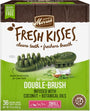 Merrick Fresh Kisses Double-Brosse Huile de coco et plantes Croquettes dentaires sans céréales pour petits chiens