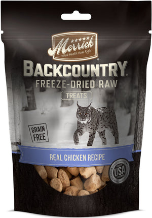 Merrick Backcountry Grain-Free Real Chicken Recipe Freeze-Dried Raw Cat Treats, 1-oz