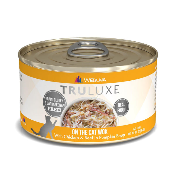 TRULUXE On the Cat Wok with Chicken & Beef in Pumpkin Soup Wet Cat Food Can
