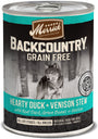 Merrick Backcountry Grain-Free Hearty Duck & Venison Stew Canned Dog Food