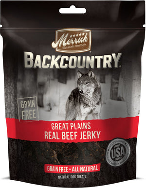 Merrick Backcountry Great Plains Friandises pour chiens Sans céréales au véritable bœuf séché, 4,5 oz
