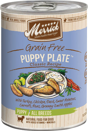 Merrick Grain-Free Puppy Plate Recipe Canned Dog Food