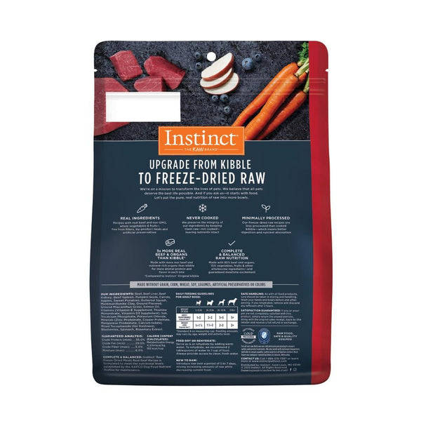 Instinct Raw Meals Real Beef Freeze-Dried Dog Food