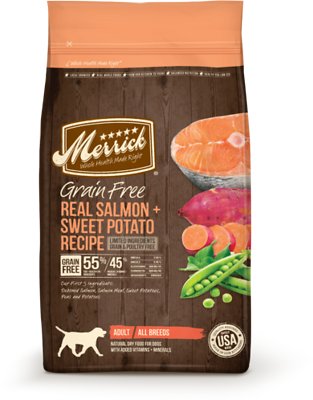 Merrick Grain-Free Real Salmon & Sweet Potato Recipe Adult Dry Dog Food