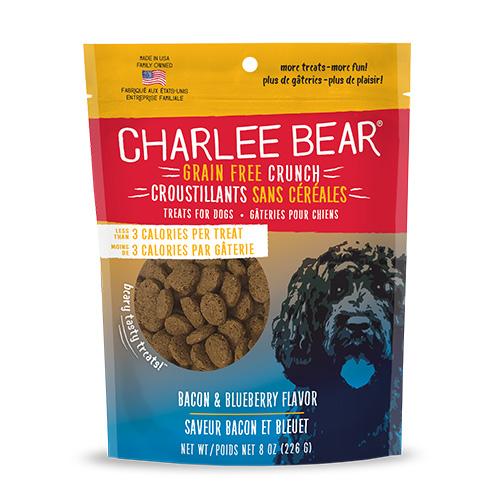 Charlee Bear Crunch Bacon & Blueberry Grain-Free Dog Treats (CA)