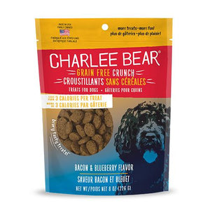 Charlee Bear Crunch Bacon & Blueberry Grain-Free Dog Treats (CA)