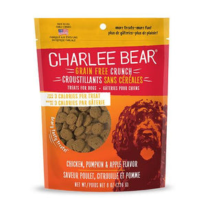 Charlee Bear Crunch Chicken, Pumpkin & Apple Grain-Free Dog Treats (CA)