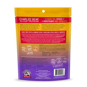 Charlee Bear Crunch Turkey, Sweet Potato & Cranberry Grain-Free Dog Treats (CA)