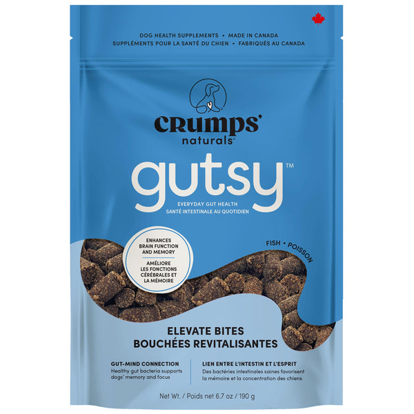 Crumps' Naturals Gutsy Elevate Bites Dog Supplement