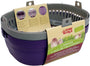 Porte-bébé Living World pour petits animaux, violet et gris, petit