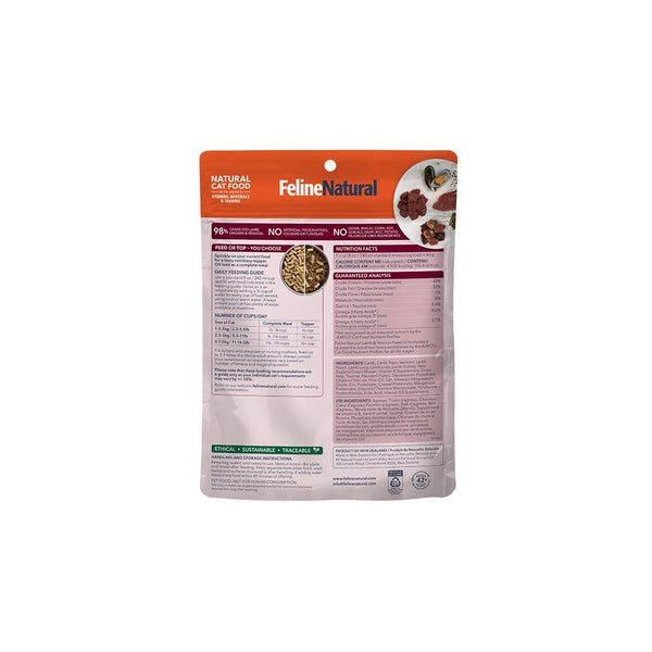 Feline Natural New Zealand Lamb & Venison Feast Grain-Free Freeze-Dried Cat Food