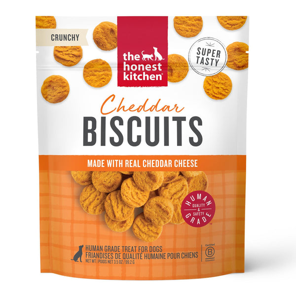 The Honest Kitchen Cheddar Biscuits Real Cheddar Cheese Dog Treats