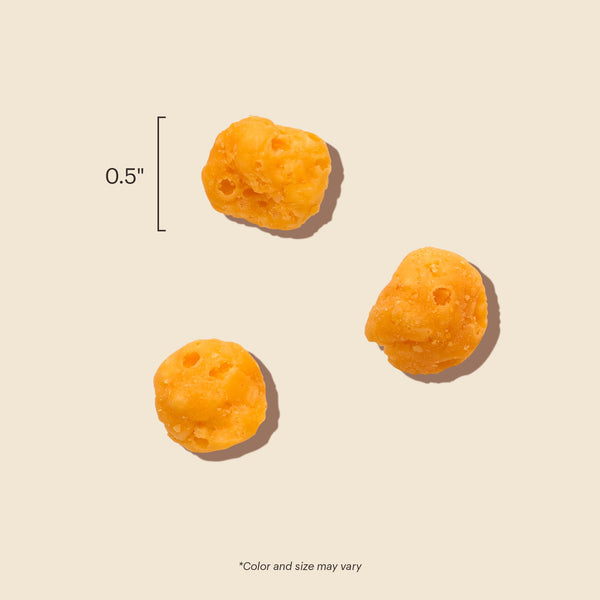 The Honest Kitchen Crunchy Cheese Bites Moon Cheese 100% Cheddar Cheese Dog Treats