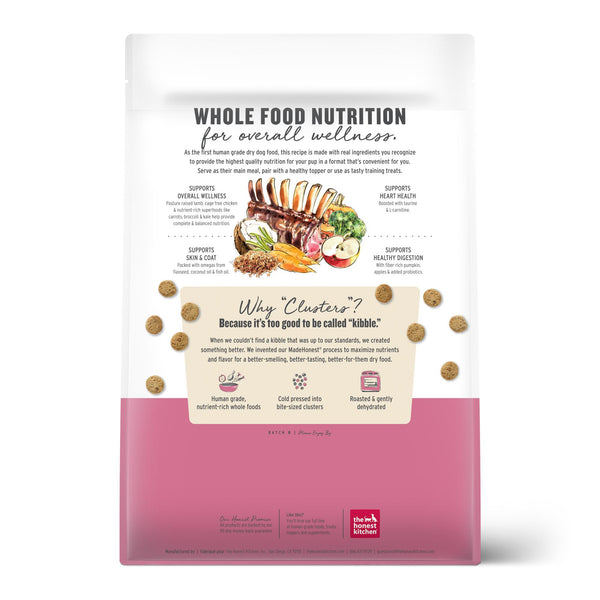 The Honest Kitchen Gourmet Whole Food Clusters Lamb Whole Grain Dry Dog Food
