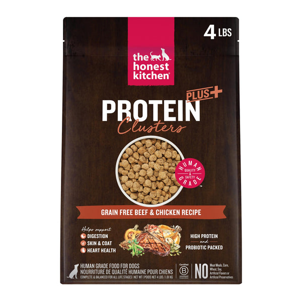 The Honest Kitchen Protein Plus+ Clusters Beef & Chicken Grain-Free Dry Dog Food