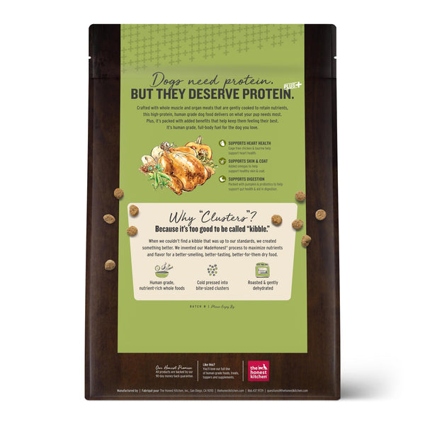 The Honest Kitchen Protein Plus+ Clusters Chicken Grain-Free Dry Dog Food