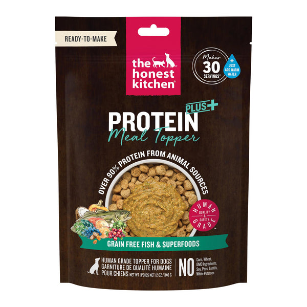 The Honest Kitchen Protein Plus+ Fish with Superfoods Grain-Free Dehydrated Dog Food Topper