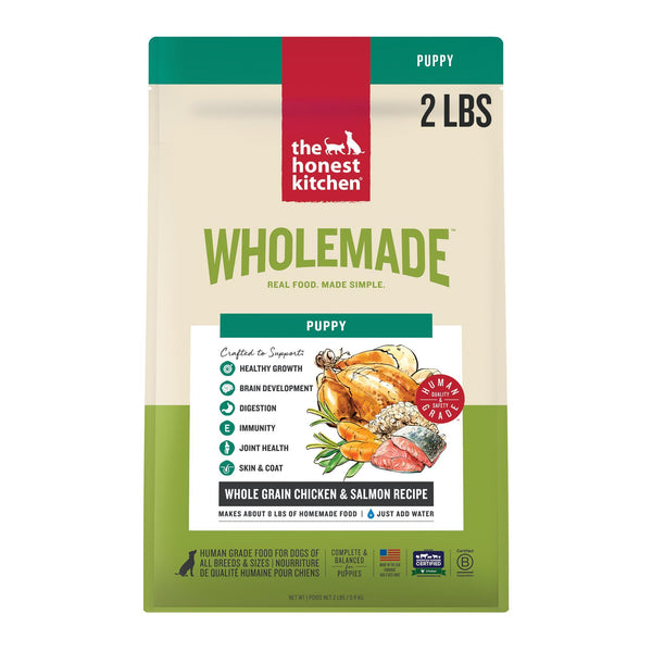 The Honest Kitchen Wholemade Chicken & Salmon Whole Grain Puppy Dehydrated Dog Food