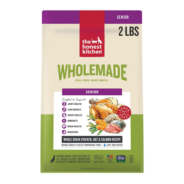 The Honest Kitchen Wholemade Chicken, Oat & Salmon Senior Dehydrated Dog Food
