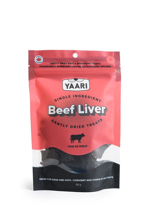 Yaari Single Ingredient Beef Liver Gently Dried Dog & Cat Treats