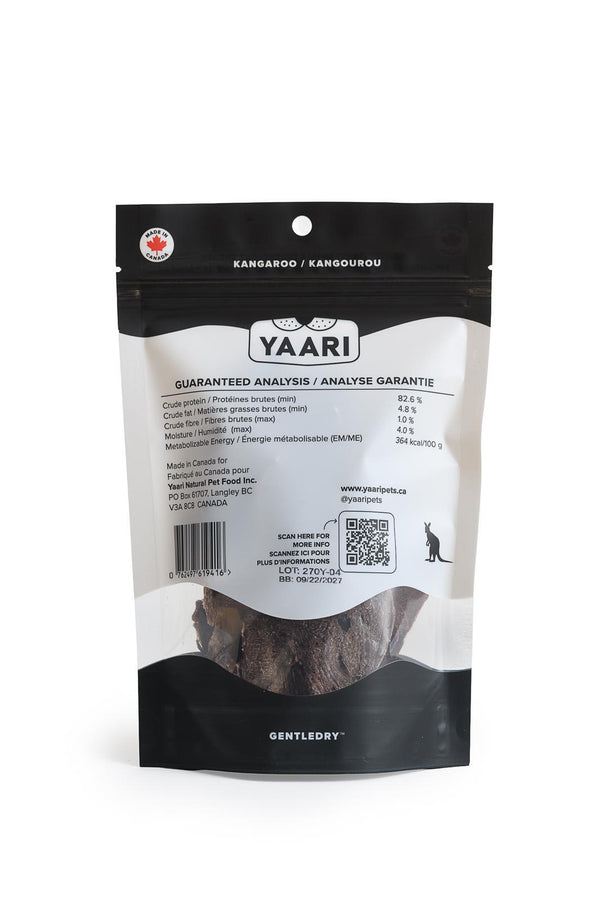 Yaari Single Ingredient Kangaroo Gently Dried Dog & Cat Treats