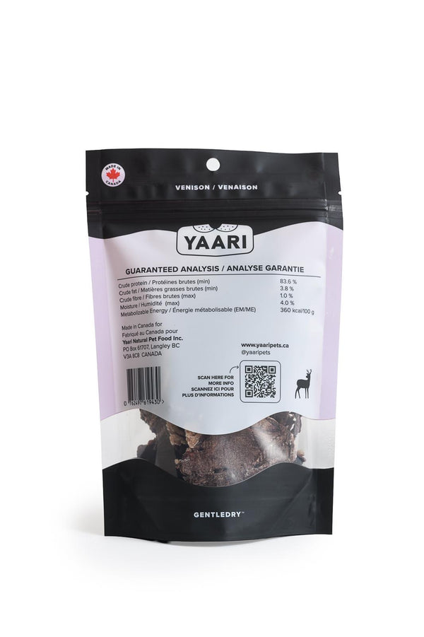 Yaari Single Ingredient Vension Gently Dried Dog & Cat Treats
