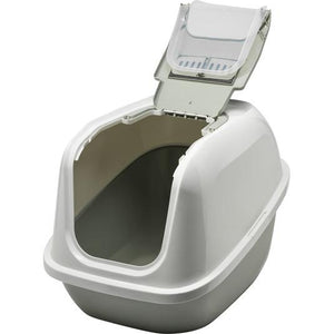 Moderna Mega Smart Bac à litière fermé bleu pour chat