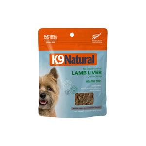 K9 Natural Lamb Liver Healthy Bites Freeze-Dried Dog Treats