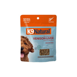 K9 Natural Venison Liver Healthy Bites Freeze-Dried Dog Treats