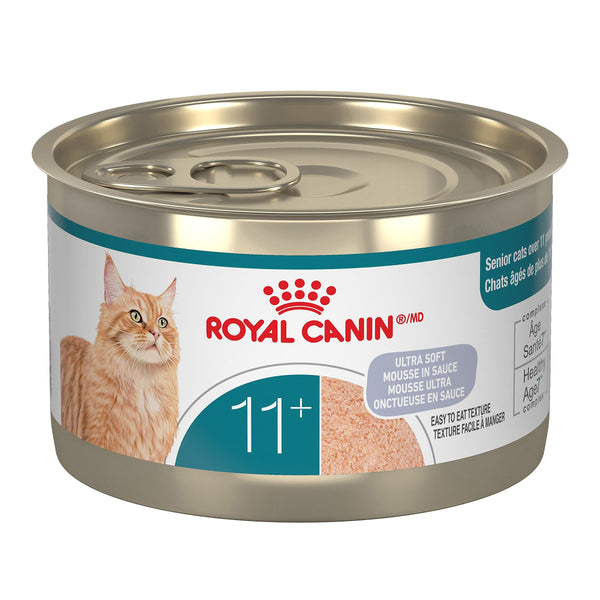 Royal Canin Feline Aging 11+ Ultra Soft Mousse in Sauce Wet Cat Food Can