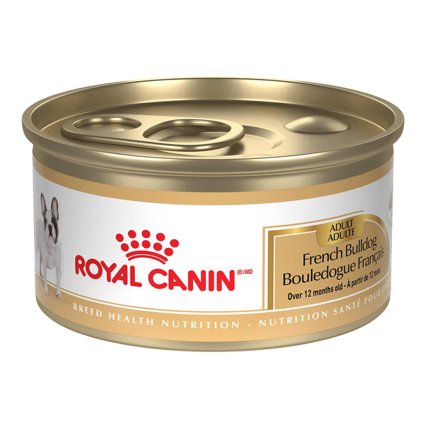 Royal Canin Breed Health Nutrition French Bulldog Loaf in Sauce Wet Dog Food Can