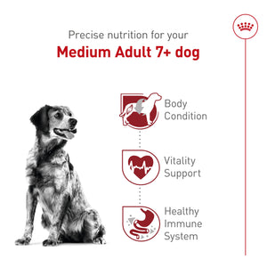 Royal Canin Size Health Nutrition Medium Adult 7+ Dry Dog Food