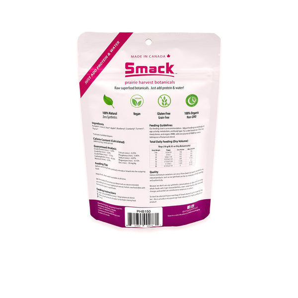 Smack Pet Food Prairie Harvest Botanicals Dog Food Topper