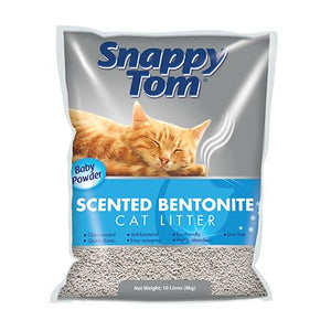 Snappy Tom Scented Bentonite Baby Powder Clay Cat Litter