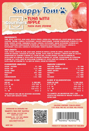 Snappy Tom Gourmers Tuna with Apple Wet Cat Food Pouch