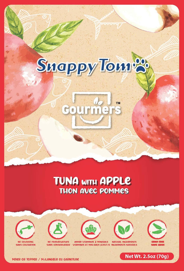 Snappy Tom Gourmers Tuna with Apple Wet Cat Food Pouch