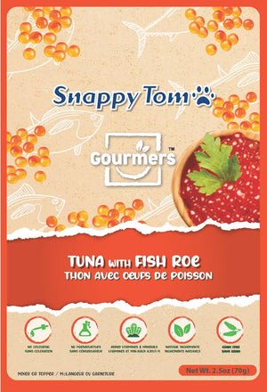 Snappy Tom Gourmers Tuna with Fish Roe Wet Cat Food Pouch