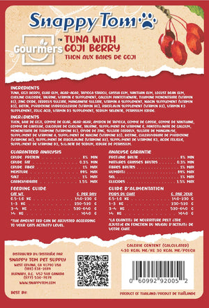 Snappy Tom Gourmers Tuna with Goji Berry Wet Cat Food Pouch