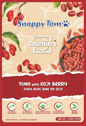 Snappy Tom Gourmers Tuna with Goji Berry Wet Cat Food Pouch