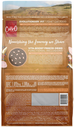 COEVO Pet Nutrition FD+K Valley Farms Recipe Dry Cat Food