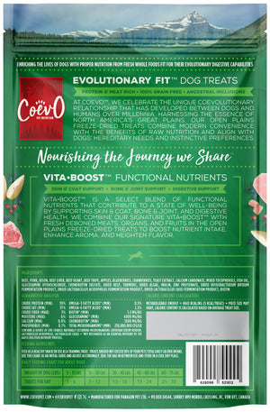 COEVO Pet Nutrition Vita-Boost Open Plains Freeze-Dried Dog Treats