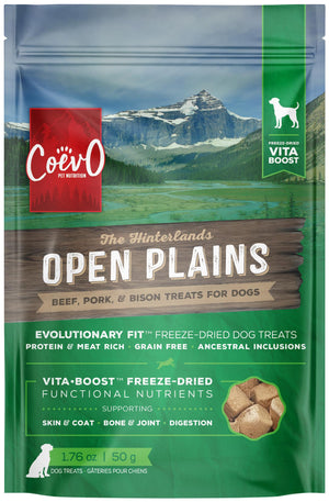 COEVO Pet Nutrition Vita-Boost Open Plains Freeze-Dried Dog Treats