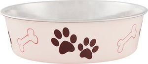 Loving Pets Bella Bowls Pet Bowl, Paparazzi Pink