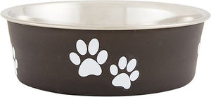 Loving Pets Bella Bowls Pet Bowl, Espresso