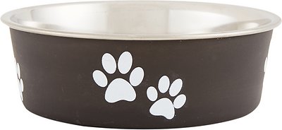 Loving Pets Bella Bowls Pet Bowl, Espresso
