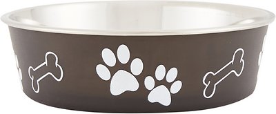 Loving Pets Bella Bowls Pet Bowl, Espresso